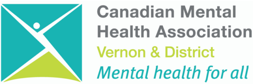 CMHA Logo with abstracted human figure made out of brand colours turquoise and lime green colour blocks